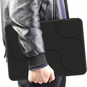 Sacoche pour ordinateur portable de 13 pouces, style professionnel, étui rigide en EVA, imperméable, sac pour ordinateur portable pour homme, sac pour tablette noir - Product Image 6