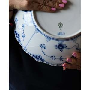 Per ciotole Insalatiera blu scanalate - Product Image 2