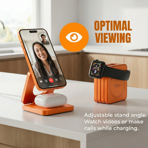 Nuevo Cargador Inalámbrico Rápido Qi2.2 de 25W, <span class=keywords><strong>3</strong></span> en 1, Base de Carga Magnética Plegable para <span class=keywords><strong>iPhone</strong></span> 17, iWatch y <span class=keywords><strong>Airpods</strong></span> - Product Image 4