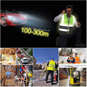 Chaleco de Seguridad Reflectante de Alta Visibilidad para Trabajo de Construcción OEM, Chaqueta de Seguridad Industrial - Product Image 6