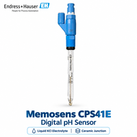 Endress+Hauser CPS41E Memosens 2.0 Sensor pH Digital Elektroda dengan Cairan KCl untuk Konduktivitas Rendah di Bidang Kimia dan Air Boiler