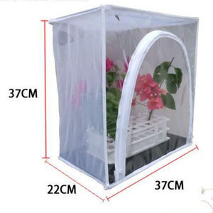 Praical Solid Pattern Weißer Zucht käfig für Reptilien im Freien Atmungsaktiv mit Reiß verschluss - Product Image 6