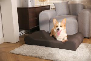 Cojín de cama para mascotas para todas las estaciones para perros y gatos, tela de cuero Ultra Tech, colchón para perros resistente a mordeduras, cama ortopédica para perros - Product Image 2