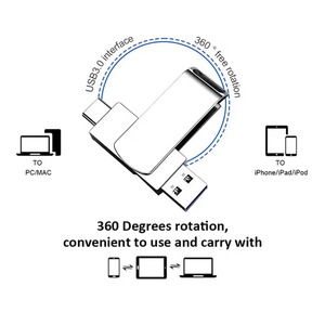 แฟลชไดรฟ์ USB 3.<span class=keywords><strong>1</strong></span> ความจุ 512GB แบบโลหะ ความเร็วสูง กันน้ำ ชนิด Type-C สำหรับอุปกรณ์จัดเก็บข้อมูลคอมพิวเตอร์ - Product Image 5