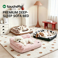 Tempat Tidur Hewan Peliharaan Mewah 6D Deep Sleep, Sarung Dapat Dicuci & Dilepas, Hangat untuk Semua Musim, Sarang Anjing Kucing, Pasokan Pabrik, Tempat Tidur Anjing Kecil/Besar