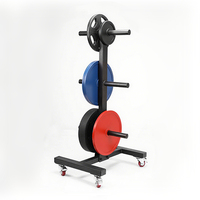 Support de rangement et de présentation pour plaques de poids en acier massif, base stable, pour salle de sport à domicile et fitness, vente en gros