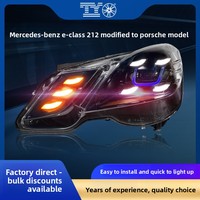 Conjunto de Faros Delanteros para Mercedes-Benz Clase E W212 2010-2013, Estilo Mejorado, Luces LED de Circulación Diurna, Lentes de Proyector, 12V, Nuevo