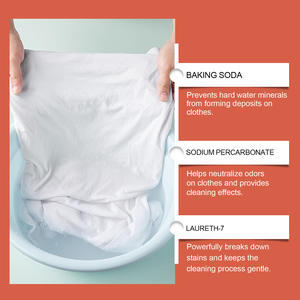 JAYSUING <span class=keywords><strong>Oxígeno</strong></span> <span class=keywords><strong>activo</strong></span> Polvo de lavandería ecológico 5%-15% Ingredientes activos Fragancia de larga duración <span class=keywords><strong>Ropa</strong></span> protectora suave - Product Image 6