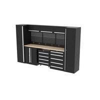 JZD - Juego de Gabinetes de Herramientas Metálicos de Alta Calidad para Garaje, Sistema Modular de Almacenamiento para Gabinetes de Herramientas
