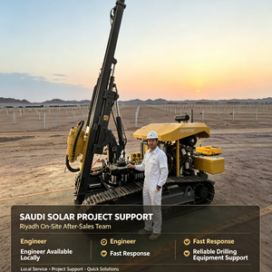 Machine de forage de pieux photovoltaïques APCOM résistante aux hautes températures pour le marché saoudien - Product Image 2