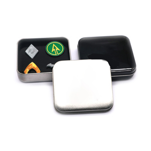 Versatile Square Tin Box Customizable Storage Case Embossed Custom Eco-Friendly Recyclable for Candy Jewelry Cosmetic Small Item - Product Image 4