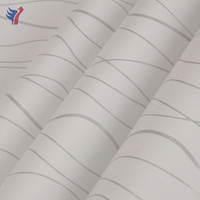 Jinyi H1386 White Cream Lines Modern Ceiling Roof Furniture Wall Book Wall Cover Paper Rolls Wallpaper