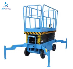 Plataforma de Trabajo Aérea Moderna, Autopropulsada, con Elevador de Tijera Hidráulico, Capacidad de 500 kg, Construcción Metálica, Altura de Elevación de 6 a 16 m - Product Image 4