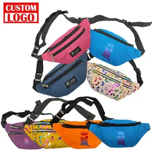 New Arrival Unisex Lightweight Crossbody Mobile Phone Bag Custom Printed Logo Waist Bags for Women Made of Durable Nylon