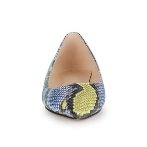 Snakeskin Pattern Women's <b>Flats</b> Dress Shoes <b>Pointed</b> <b>Toe</b> <b>Flat</b> Pumps Shoes Office School Girl Daily Life Slip-on Casual Shoes - Product Image 6