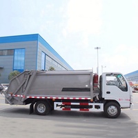 Camion à ordures compacteur ISUZU ELF 5CBM 4x2 manuel diesel à vendre