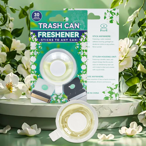 無毒の固形ゴミ箱消臭剤 |   60日間の消臭効果 |   エコフレンドリーなジャスミンのエアフレッシュナー詰め替え用リフィル - Product Image 2