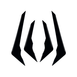 Autocollants pour pare-chocs avant Audi Q5 FY, texture carbone, noir piano, adhésifs pour voiture, 2020-2024 - Product Image 5