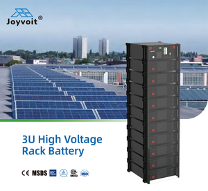 แบตเตอรี่โมดูลาร์แบบเรียงซ้อนได้แรงดันสูง JOYVOIT 51.2V 100Ah 5.12kWh สำหรับระบบกักเก็บพลังงานแสงอาทิตย์แบบไฮบริดกริด - Product Image 1