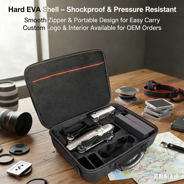 Wholesale GAODA Brand Waterproof Electronic Equipment Zipper Closure Portable Carry Drone Pouch EVA Case From Guangdong