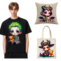 Transferts DTF personnalisés à prix réduit, designs prêts à être pressés, autocollants de transfert thermique lavables, transferts thermiques DTF pour t-shirts