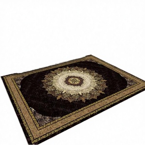 Tapis en polyester tissé à la machine Goldenmoon à motif géométrique abstrait moderne - Antidérapant, adapté aux animaux domestiques, rembourré, pour la maison et la voiture/le golf - Product Image 3