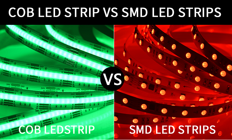 FCOB COB Flexible High Density RGBW LED Strip 20W/m DC24V White 6000K Dimmable LED Strip For Bedroom