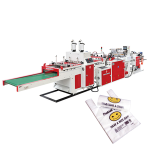 Автоматическая сумка для жилета, сумка для покупок, машина для производства двухслойных пластиковых футболок для холодной резки - Product Image 2