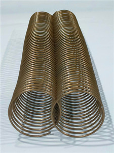 48 Schlaufen A4 Größe 4:1 Single <span class=keywords><strong>Loop</strong></span> Metall Spiral spule Binde draht Kupfer Bronze Farb bindungs spulen - Product Image 4