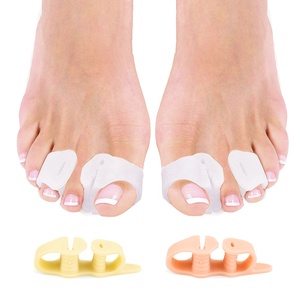 Corrector de Hallux Valgus, separador de dedos ajustable, plantillas esparcidoras de dedos suaves, soporte para pies, Protector de dedos de juanete grande para <span class=keywords><strong>chanclas</strong></span> - Product Image 4