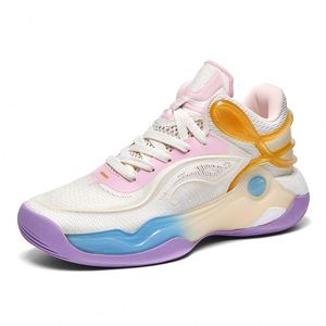 Chaussures de Basketball Sportives pour Hommes en Gros 2026 – Chaussures de Course Respirantes en Maille pour Étudiants, Chaussures de Basketball Sportives Tendance à Semelle en Caoutchouc - Product Image 1