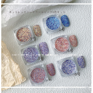 2024 Vintage automne hiver série pour Style <span class=keywords><strong>laine</strong></span> 3D poudre <span class=keywords><strong>Internet</strong></span> populaire tricoté Plaid compagnon sucre poudre - Product Image 5