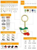 Venta al por mayor logotipo personalizado metal acero inoxidable fiesta Cuba país Mapa collar