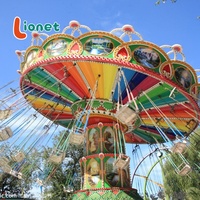 Nouvelle balançoire volante rotative, lumières LED colorées, équipement de balançoire portable pour enfants pour les foires, les places et les marchés nocturnes