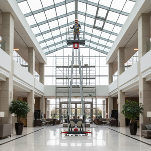 Portable Vertical Hydraulic <b>Ladder</b> Aluminum 4-16m Single Double Mast Man Lift <b>Small</b> - Product Image 5