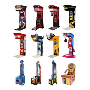 New Kickboxer Coin Operated Kick Electronic Training Vending Arcade Game Bag Punching Machines Boxing For Entertainment Center