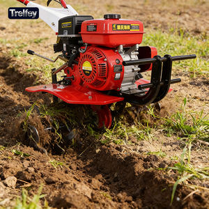 Mini-motoculteur professionnel avec lames <span class=keywords><strong>en</strong></span> acier, pour les travaux de aménagement paysager, la préparation des semis et le contrôle des adventices - Product Image 1