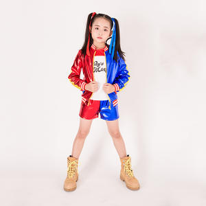 Disfraz de Cosplay de Halloween Quinn Clown Girl Suicide Squad inspirado en las festividades de Helloween para niños - Product Image 4