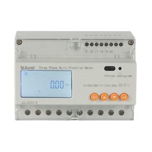 Compteur statique kwh Ac 3 phases 4 fils pour système solaire ADL3000-E UL Din Rail compteur d'énergie multifonction avec double <span class=keywords><strong>tarif</strong></span> - Product Image 2