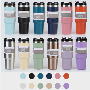 Wholesale New Design 20 oz 30 oz Double Wall Stainless Steel Vacuum Insulated <b>Coffee</b> Tumbler Cups With Straw in Bulk - Product Image 1