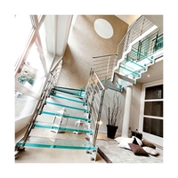 Marches d'escalier droites pour extérieur, nouvelles rampes de style industriel pour escaliers