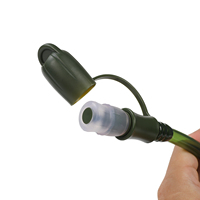 Réservoir d'hydratation 1,5 L, anti-fuite, sans BPA, ouverture large, adapté au cyclisme, à la randonnée, à la course à pied, au camping, à l'alpinisme