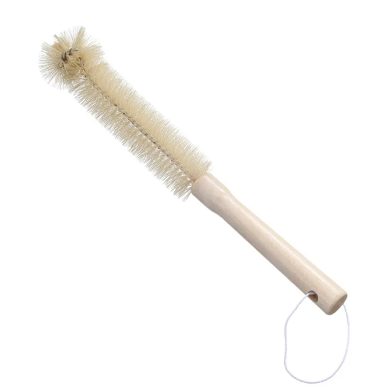Wooden Long Handle Bottle Cleaning Brush Cup Scrubber Cleaning Brush