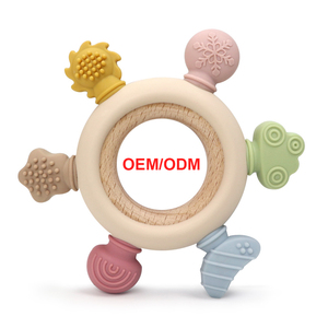 Bán buôn dễ thương BPA free Silicone bé teethers BPA FREE bé ăn nhai <span class=keywords><strong>Teether</strong></span> Sản phẩm làm từ bền silica gel - Product Image 4