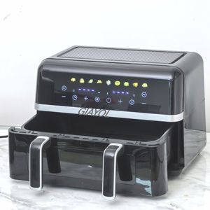 Nueva Freidora de Aire de Doble Cesta 2026 en Oferta, con Dos Cestas de 9L y 10L, Dos Zonas Duales, Freidora de Aire Eléctrica Visible de Gran Capacidad - Product Image 1