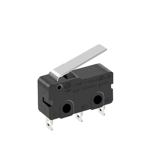 <span class=keywords><strong>Micro</strong></span>-interrupteur SPDT 10A 250V PA66 à levier 3 broches, pression de fermeture, durée de vie mécanique de 100 000 cycles, IP40, pour applications électriques domestiques - Product Image 4
