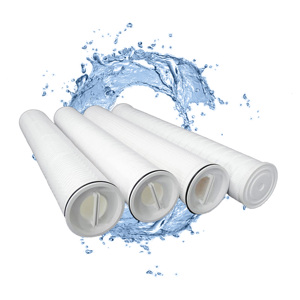 Élément filtrant plissé de 40 pouces, cartouche filtrante à haut débit pour boîtier de filtre - Product Image 1