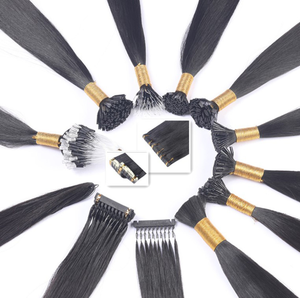 Extensiones de cabello de punta plana para mujer, cabello remy Virgen de la mejor calidad, calidad de salón, oferta con fu sion - Product Image 4