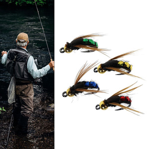 Hameçon pour pêche à la mouche en eau douce, usage en rivière, design biomimétique d'insecte, origine Zhejiang, boîte de 40 pièces - Product Image 5
