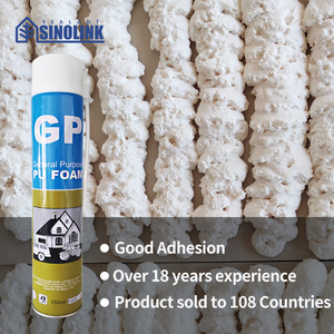 SINOLINK 750 Multipurpose Expandable PU Foam Insulation <strong>Sealant</strong> <strong>Spray</strong> for Window - Product Image 2